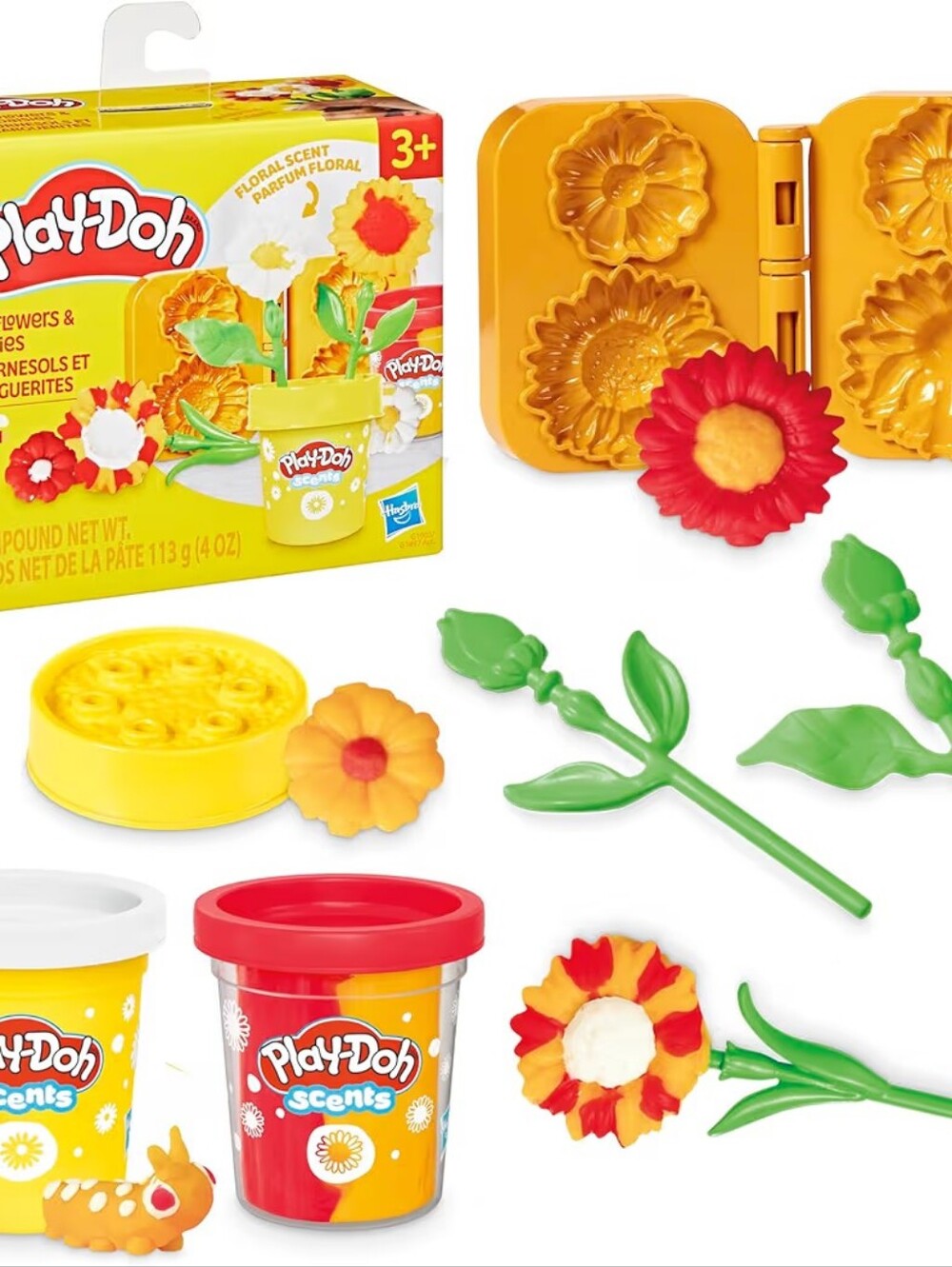 Play-Doh: DIY Sunflowers And Daisies Modeling Clay Craft Kit Florist Art Toy NIB